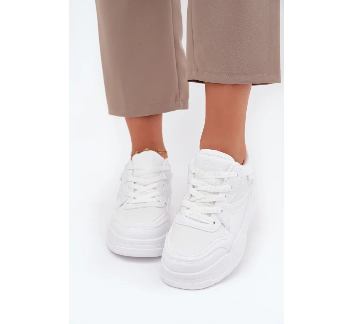 Dámské tenisky na platformě Big Star HI-POLY SYSTEM – bílé Dámské tenisky na platformě Big Star HI-POLY SYSTEM – bílé