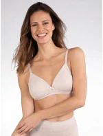 Dámská podprsenka bez kostice model 18570720 Béžová - Naturana