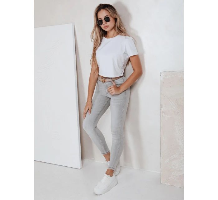 Dámské džíny push up světle šedé model 21992924 - Dstreet