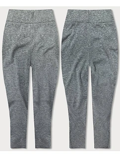 Bavlněné 3/4 legíny šedé (YW01045-a3)