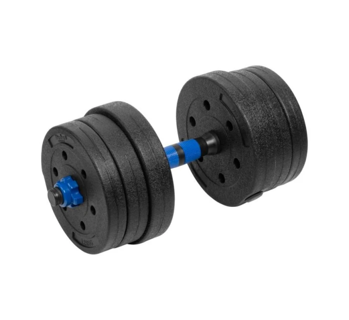 Nastavitelné bitumenové činky s konektorem 2x10 kg REBEL ACTIVE Nastavitelné bitumenové činky s konektorem 2x10 kg REBEL ACTIVE