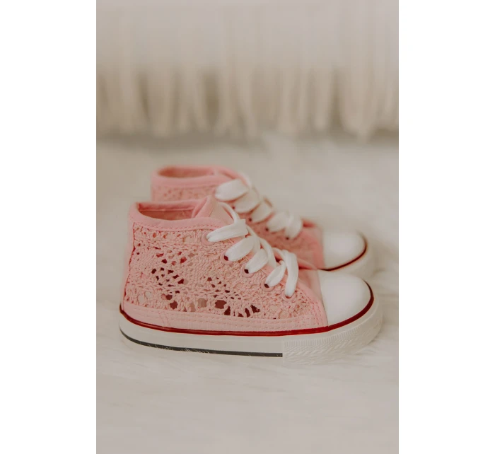Dětské vysoké tenisky Pink Mona Dětské vysoké tenisky Pink Mona