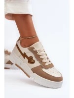 Dámské tenisky na platformě béžové Zeparine Dámské tenisky na platformě béžové Zeparine