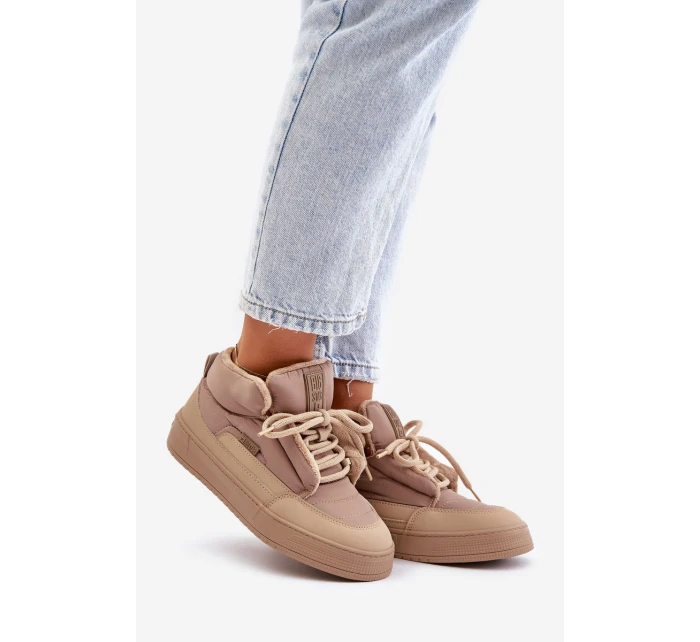 Dámské Sněhule Big Star model 21676092 Béžové - Big Star Shoes Dámské Sněhule Big Star model 21676092 Béžové - Big Star Shoes