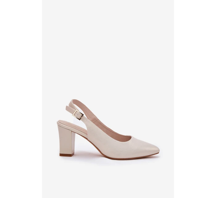 Pohodlné lodičky na podpatku model 21692909 - SERGIO LEONE