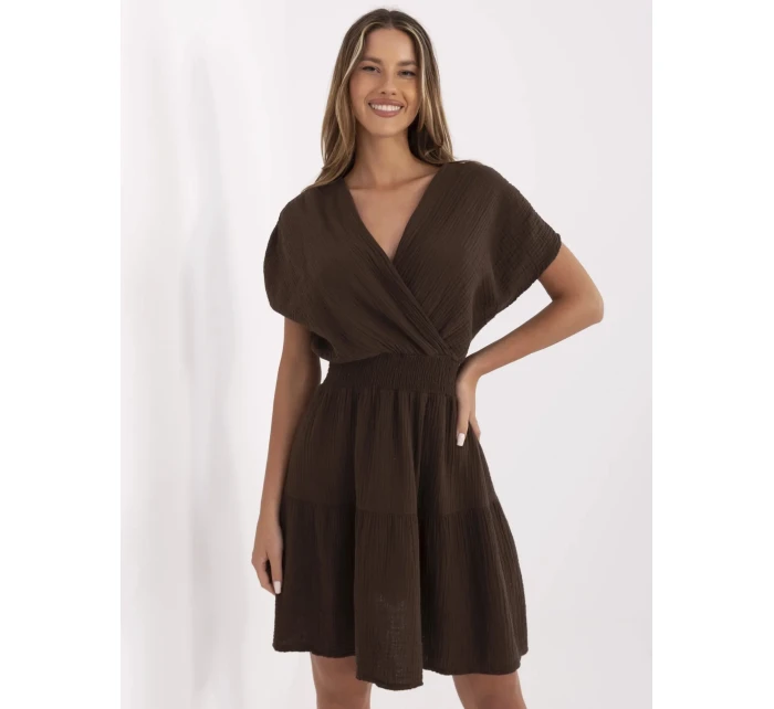 Šaty MI SK 92160.00 tmavě hnědé