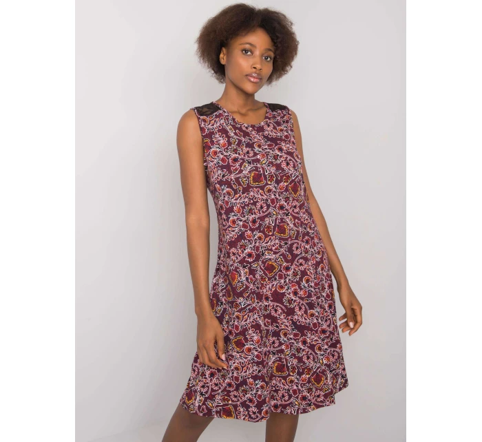 Sukienka TO SK model 21365417 bordowy - FPrice