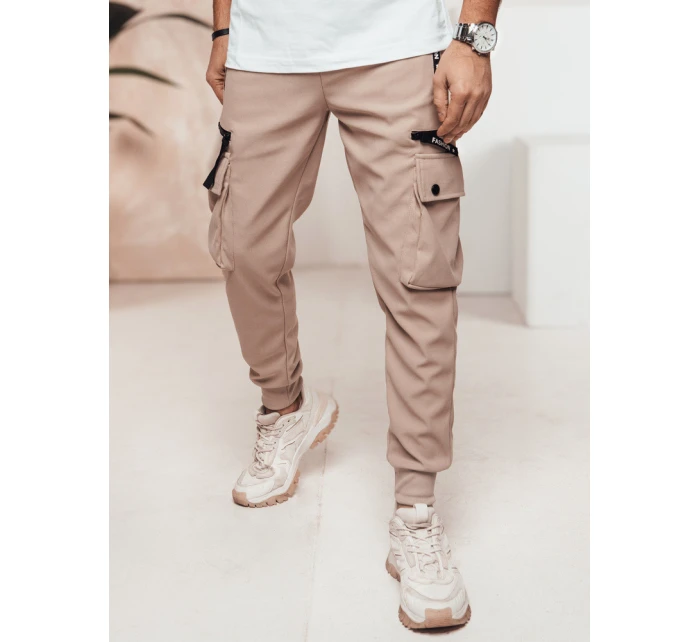 Pánské khaki kalhoty cago FashionStreet UX4466