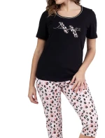 Dámské pyžamo model 21081335 black - Regina