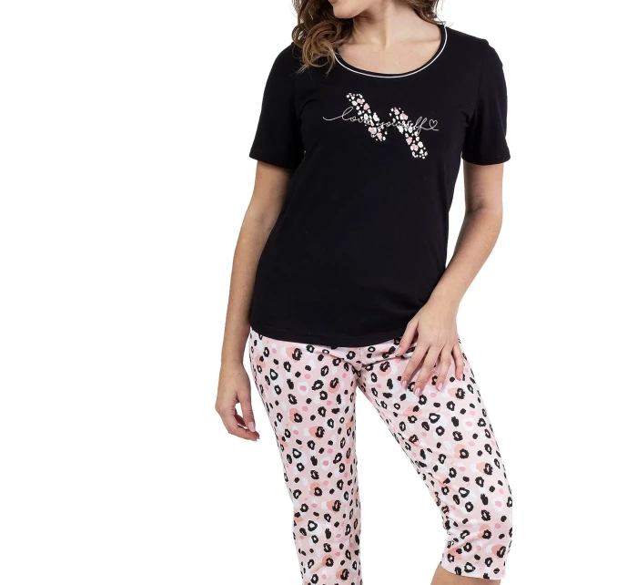 Dámské pyžamo model 21081335 black - Regina