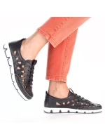 Rieker W RKR652 námořnicky modrá kožená polobotka s prolamovanou podrážkou Rieker W RKR652 námořnicky modrá kožená polobotka s prolamovanou podrážkou