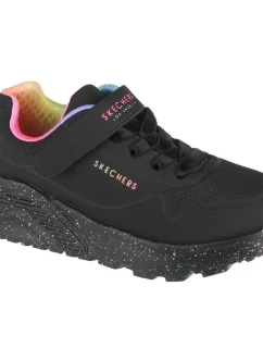 Skechers Uno Lite Rainbow Specks 310457L-BKMT Black 29