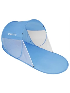 SAMOROZKLÁDACÍ PLÁŽOVÝ STAN 190X80X90/70CM MODRÝ ENERO CAMP