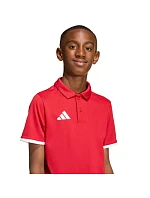 Dětské tričko adidas Entrada 26 Polo červené JZ6626