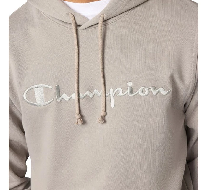 Pánská mikina s kapucí Champion beige 220782 ES035 pánské