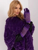 Rukavice AT RK 2310.91 tmavě fialová