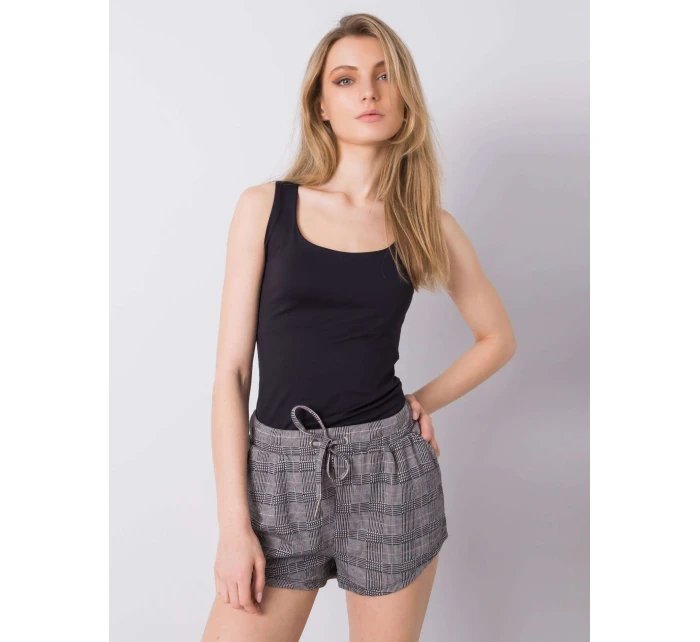 Šortky D17003O61874K šedá černá