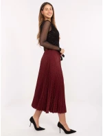 Spódnica MI SD model 21480434 bordowy - FPrice