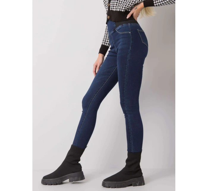 Spodnie NM SP model 21392996 ciemny niebieski - FPrice Spodnie NM SP model 21392996 ciemny niebieski - FPrice