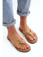 Dámské žabky Big Star Béžová Dámské žabky Big Star Béžová