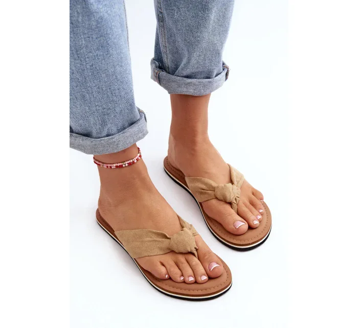 Dámské žabky Big Star Béžová Dámské žabky Big Star Béžová