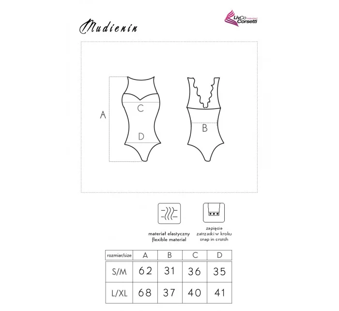 Elegantní body model 18446109 LivCo Corsetti - Livia Corsetti