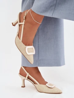 Sandály na podpatku  model 225207 Step in style