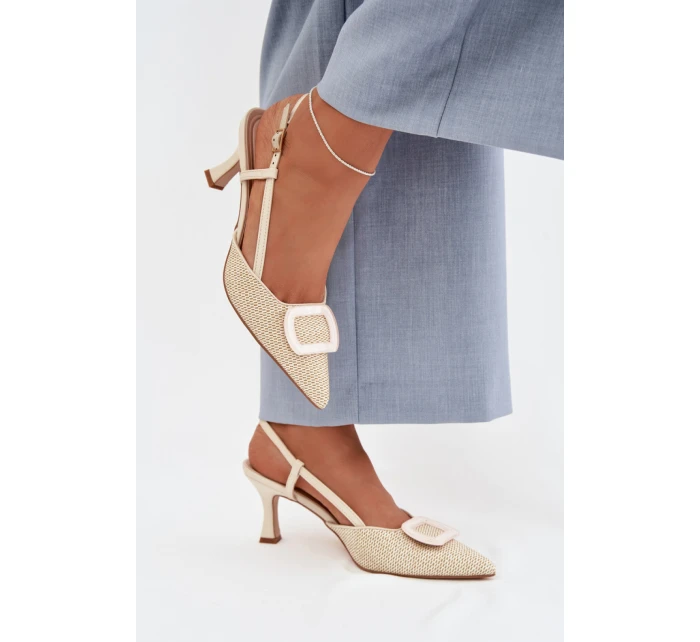 Sandály na podpatku  model 225207 Step in style