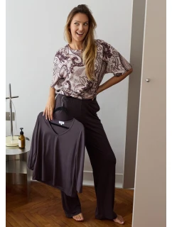 Mefemi Iris pyžamo PW72 v plné délce S-2XL