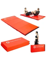Gymnastická skládací matrace červená 2400x1200x50mm HMS MGS01 Gymnastická skládací matrace červená 2400x1200x50mm HMS MGS01