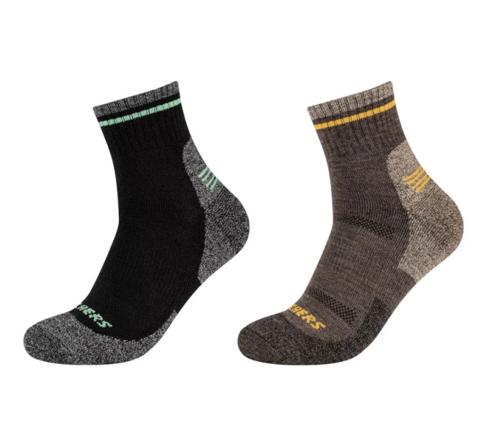 Pánské ponožky Trail Wool Quarter Socks Grey 3942 model 21387931 - Skechers Pánské ponožky Trail Wool Quarter Socks Grey 3942 model 21387931 - Skechers