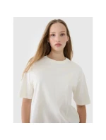 Dámské hladké tričko oversize model 21436828 - 4F