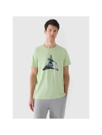 Pánské tričko s potiskem 4F 4FRAW24TTSHM2301-41S pánské Pánské tričko s potiskem 4F 4FRAW24TTSHM2301-41S pánské