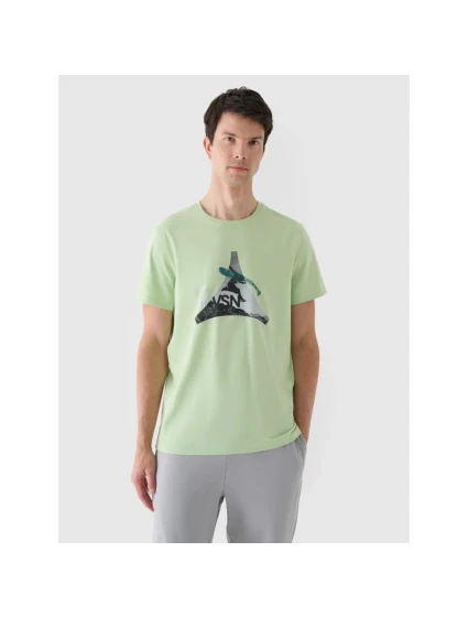 Pánské tričko s potiskem 4F 4FRAW24TTSHM2301-41S pánské Pánské tričko s potiskem 4F 4FRAW24TTSHM2301-41S pánské