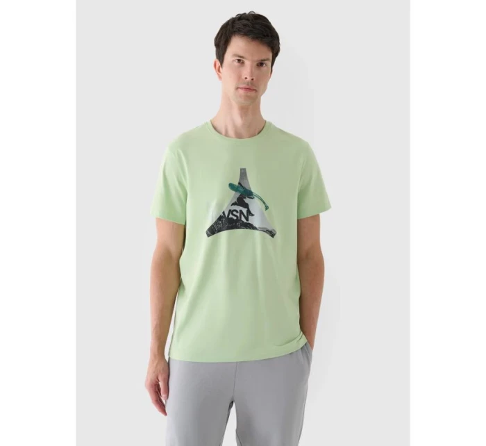 Pánské tričko s potiskem 4F 4FRAW24TTSHM2301-41S pánské Pánské tričko s potiskem 4F 4FRAW24TTSHM2301-41S pánské