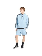 Bluza męska adidas Essentials 3-Stripes Fleece Hoodie błękitna KY4170 pánské