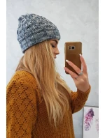 Dámská čepice Eliza dark model 18750859 - K-Fashion Dámská čepice Eliza dark model 18750859 - K-Fashion