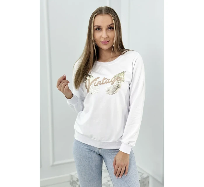 Mikina s potiskem bíl