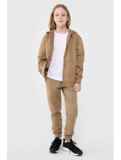 Dívčí Teplákové Kalhoty Joggery 4F Béžové 4FJWMM00TTROF0828-83S