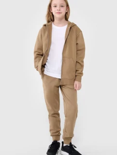 Dívčí Teplákové Kalhoty Joggery 4F Béžové 4FJWMM00TTROF0828-83S