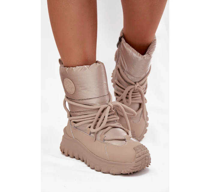 Kožené sněhule na platformě model 21728499 - Lee Cooper