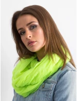 Dámský šátek AT CH ST model 17338677 fluo žlutý - FPrice Dámský šátek AT CH ST model 17338677 fluo žlutý - FPrice