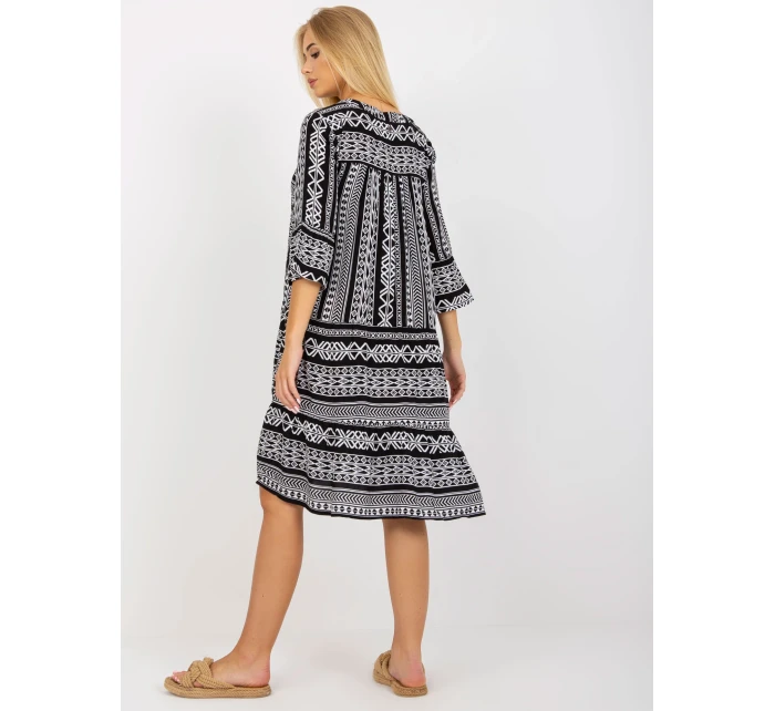 Šaty model 17408254 černobílé - FPrice