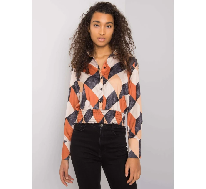 Halenka DHJ BZ 15251.82 černá a béžová