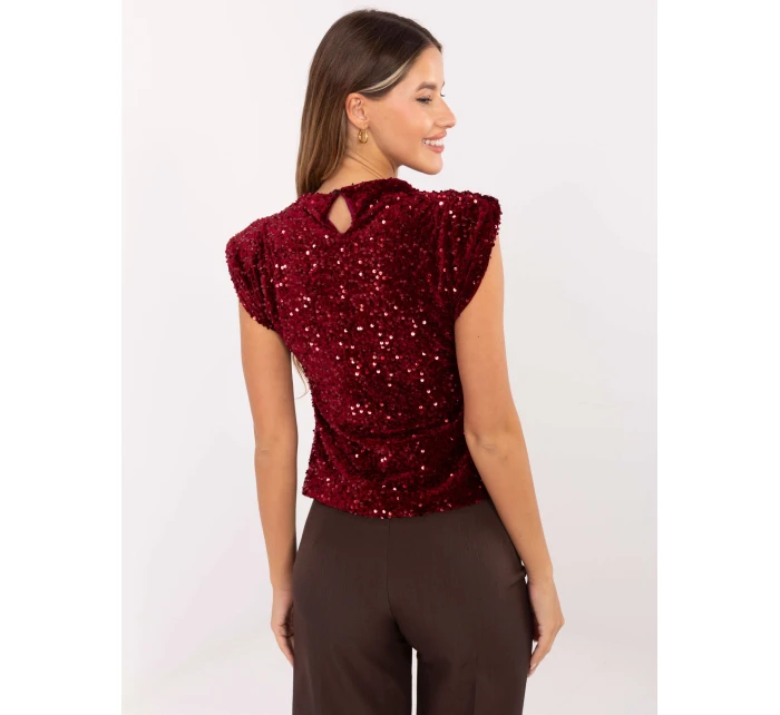 Bluzka IT BZ model 21441286 bordowy - FPrice