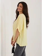 Bluzka IT BZ model 22076729 jasny żółty - FPrice Bluzka IT BZ model 22076729 jasny żółty - FPrice