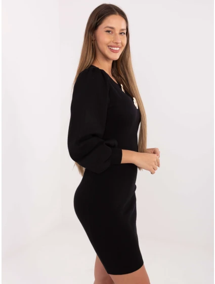 Sukienka PM SK model 21768481 czarny - FPrice Sukienka PM SK model 21768481 czarny - FPrice