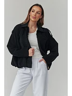 hřejivá kordová bunda model 225693 Makadamia hřejivá kordová bunda model 225693 Makadamia