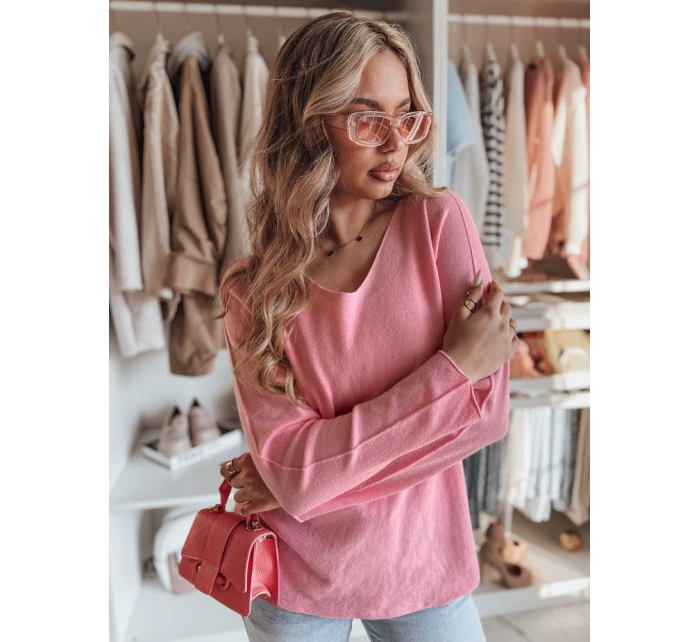 Dámská halenka s dlouhým rukávem SOFTIL růžová FashionStreet MY2444