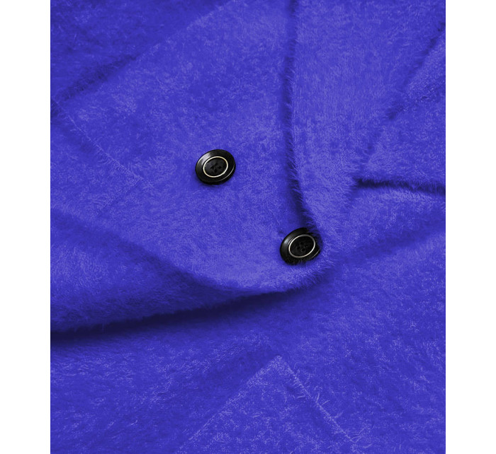 Krátký přehoz přes oblečení typu alpaka v chrpové barvě (CJ65)